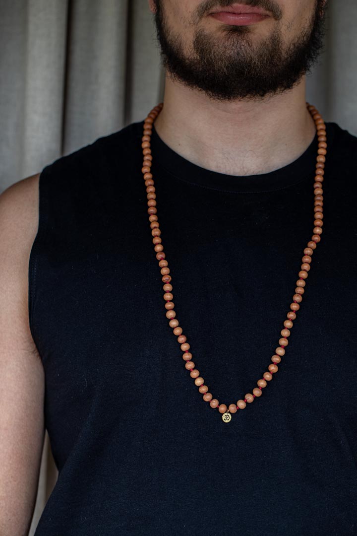 Sandalwood Mala Om - Image 2