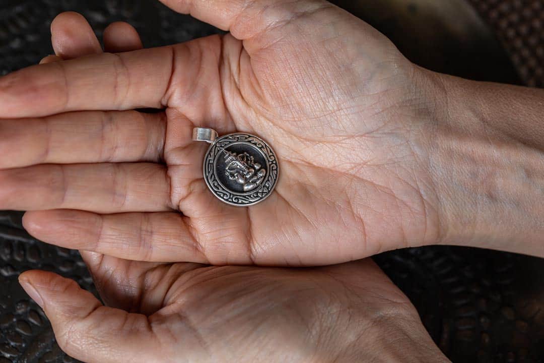 Ganesha Sterling Silver Pendant