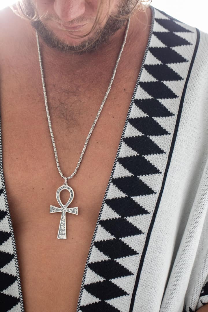 SP-0011 - Silver Ankh - Male